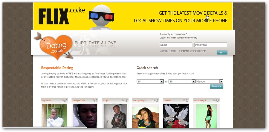 social dating sites in kenya